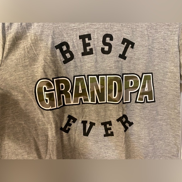 Best Grandpa Ever T-Shirt, Size M - Picture 3 of 4